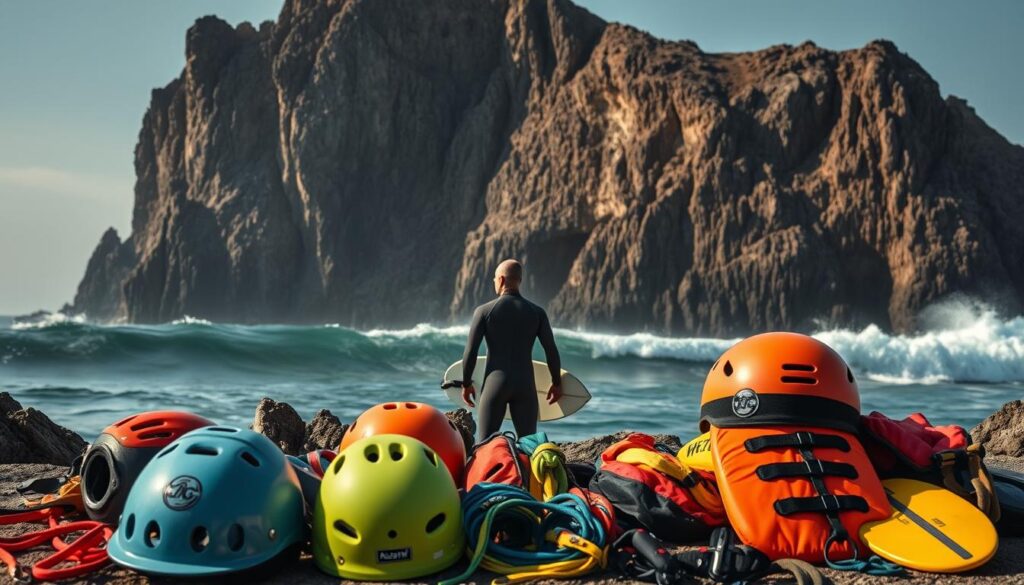 Surfing Safety Equipment at Devil's Rock Surfing Safety Equipment at Devil's Rock