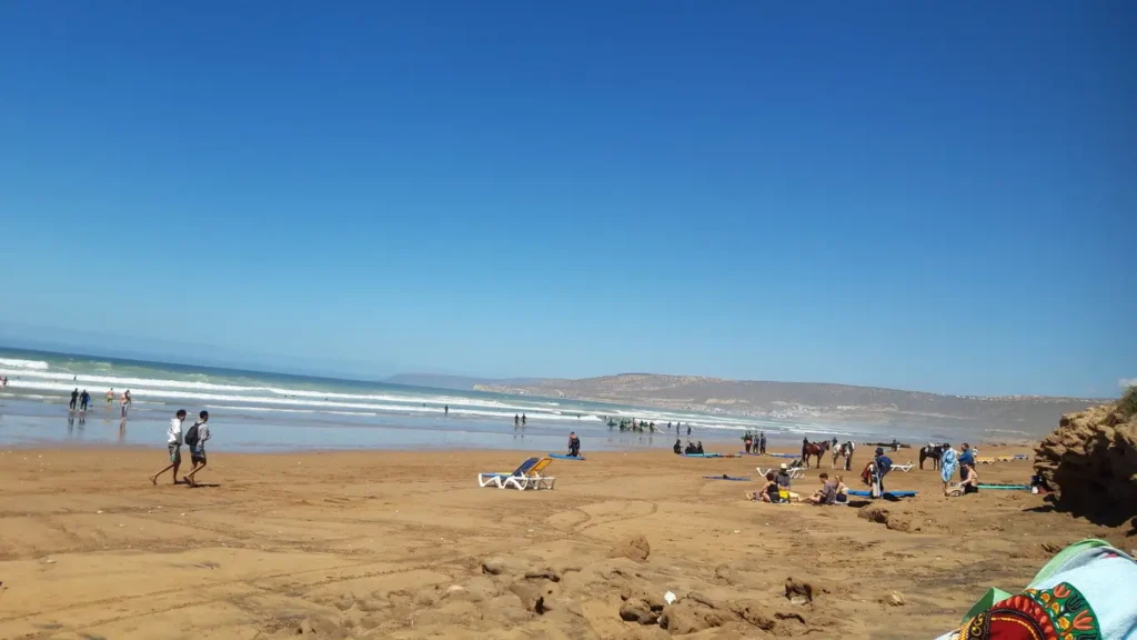 Surfing at Crocro Beach